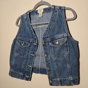Y2K Vintage GAP Classic Blue Denim Vest